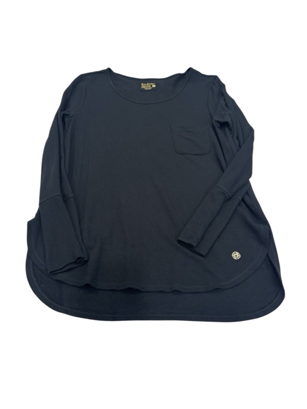 Lilly Pulitzer Luxletics Black Long Sleeve Pocket Top